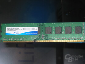 A-Data-Modul für DDR3-1.066 bei CL7