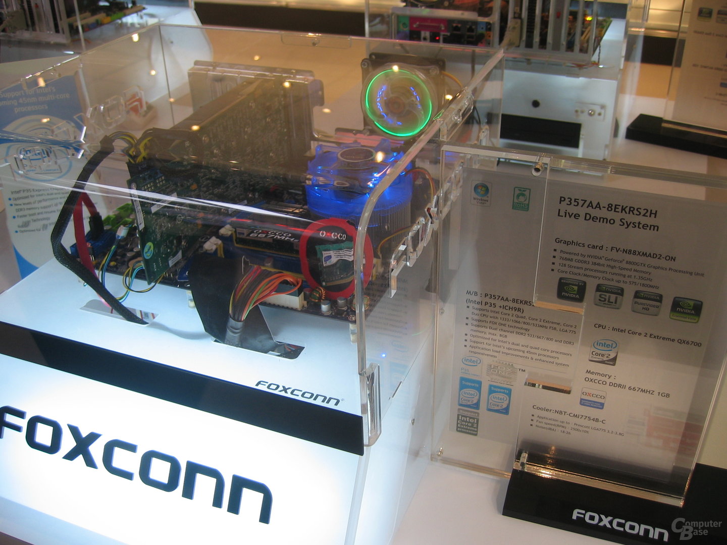 Foxconn P357AA Live Demo