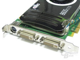 Club3D GeForce 8600 GTS Slotblech