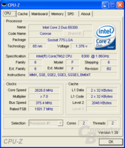 CPU-Z CPU max