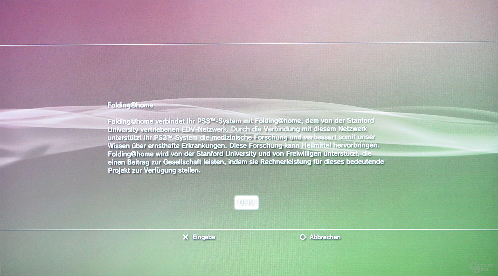 PlayStation 3: Folding@Home