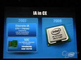 2008 kommt System-on-a-Chip-Lösung mit x86-Programmiermodell