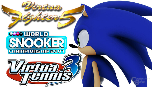 Virtua Fighter 5, Virtua Tennis 3, Sonic The Hedgehog und World Snooker Championship 2007 im Test