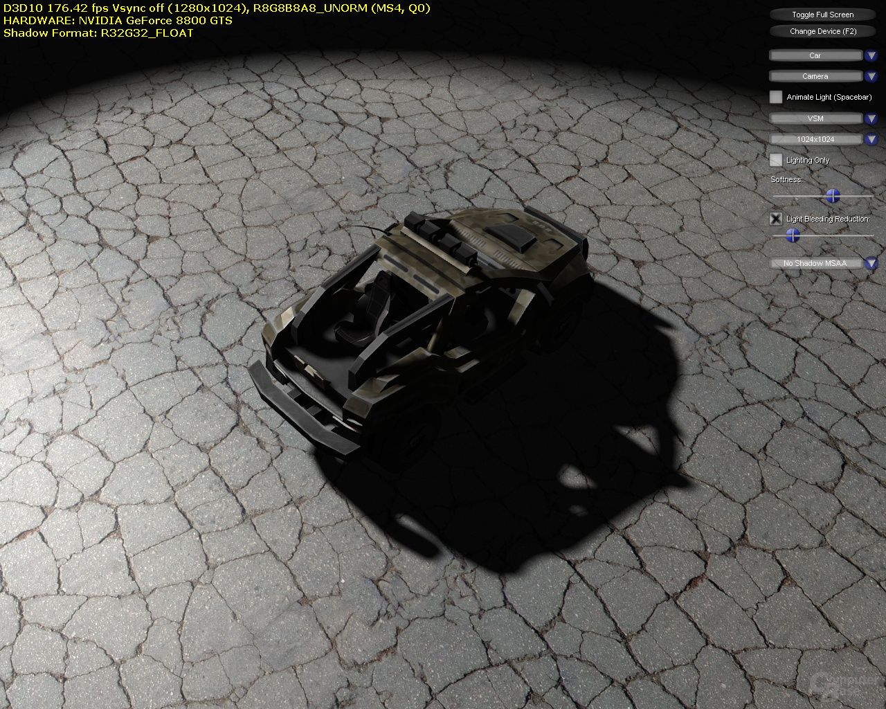 Variance Shadow Maps D3D10 - G80