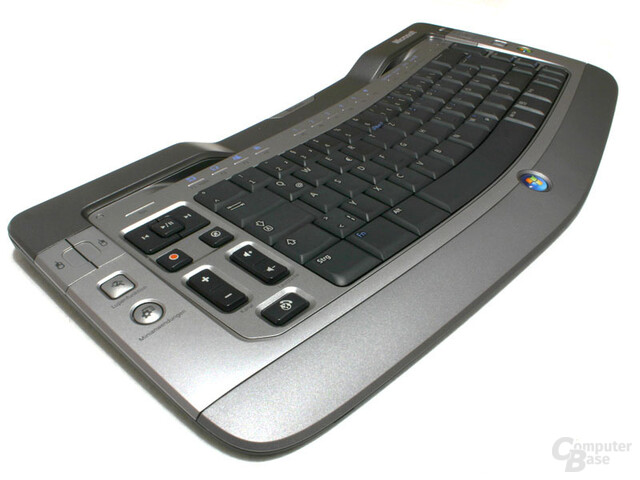 Tastatur Schrägansicht