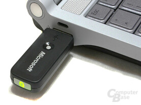 Bluetoothstick angeschlossen