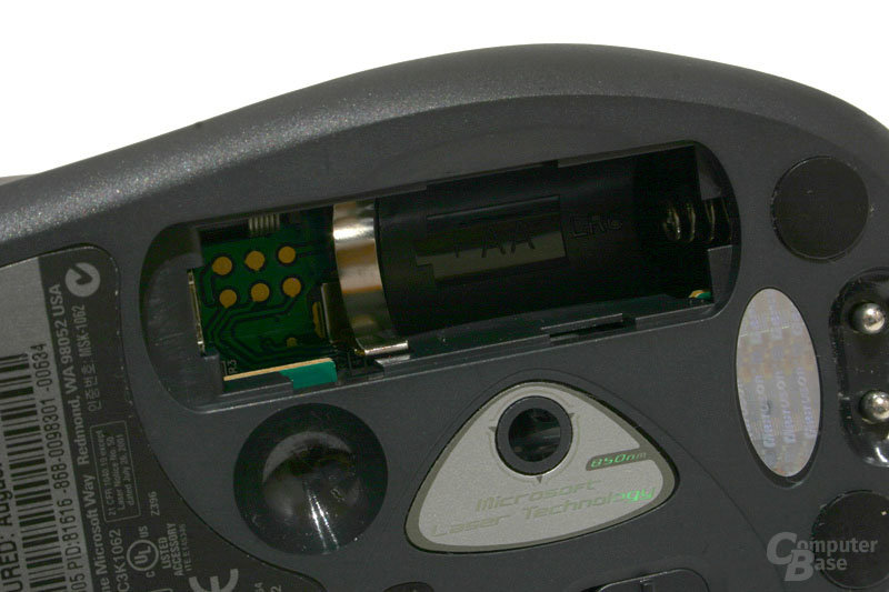 Batteriefach Detail
