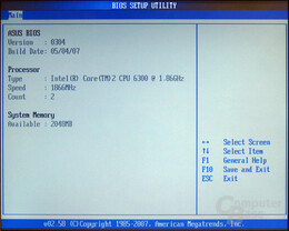 Asus P5K Deluxe BIOS
