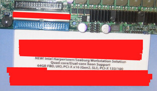 SLI auf einem Intel-Mainboard | Quelle: The Inquirer