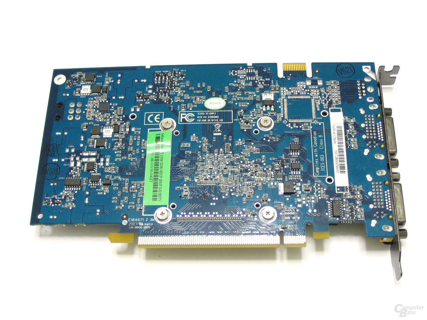 GeForce 8600 GTS AMP! Edition Rückseite