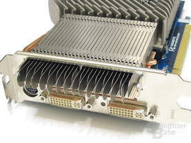 GeForce 8600 GTS Silent-Pipe 3 Slotblech