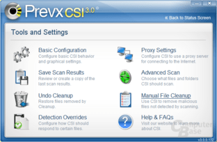Tools and Settings