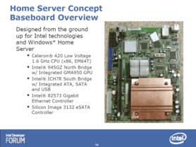 Intel Home-Server Konzept