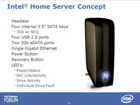 Intel Home-Server Konzept