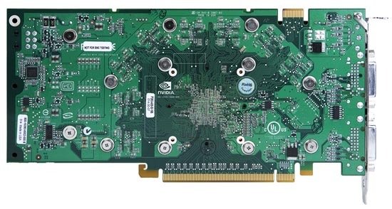 Rückseite GeForce 8800 GT