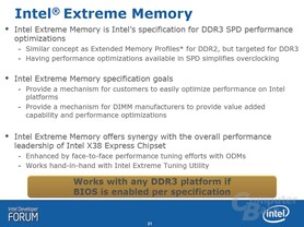 Intel Extreme Memory