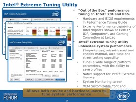 Intel Extreme Tuning Utility