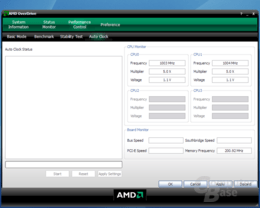 AMD OverDrive AMD OverDrive