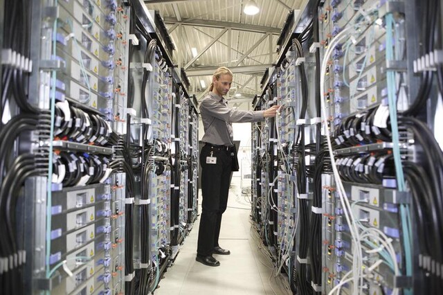 Supercomputer JUGENE im Forschungszentrum Jülich