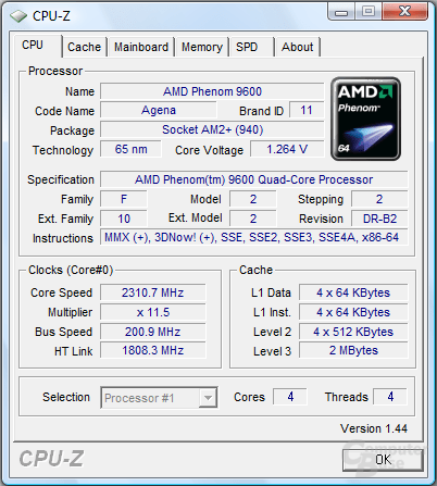 AMD Phenom 9600
