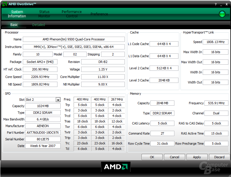 AMD OverDrive