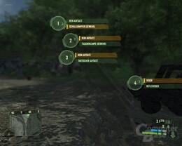 Crysis Waffen-Menü Crysis Waffen-Menü