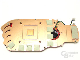 Radeon HD 3850 Kuehler Rueckseite