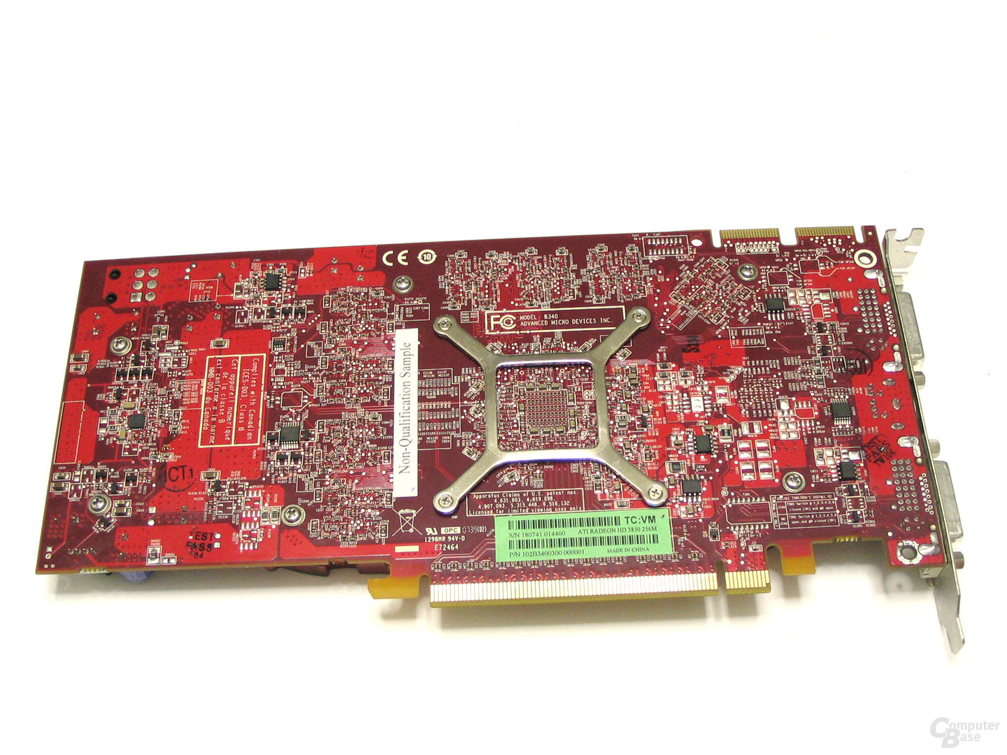 Radeon HD 3850 Rueckseite