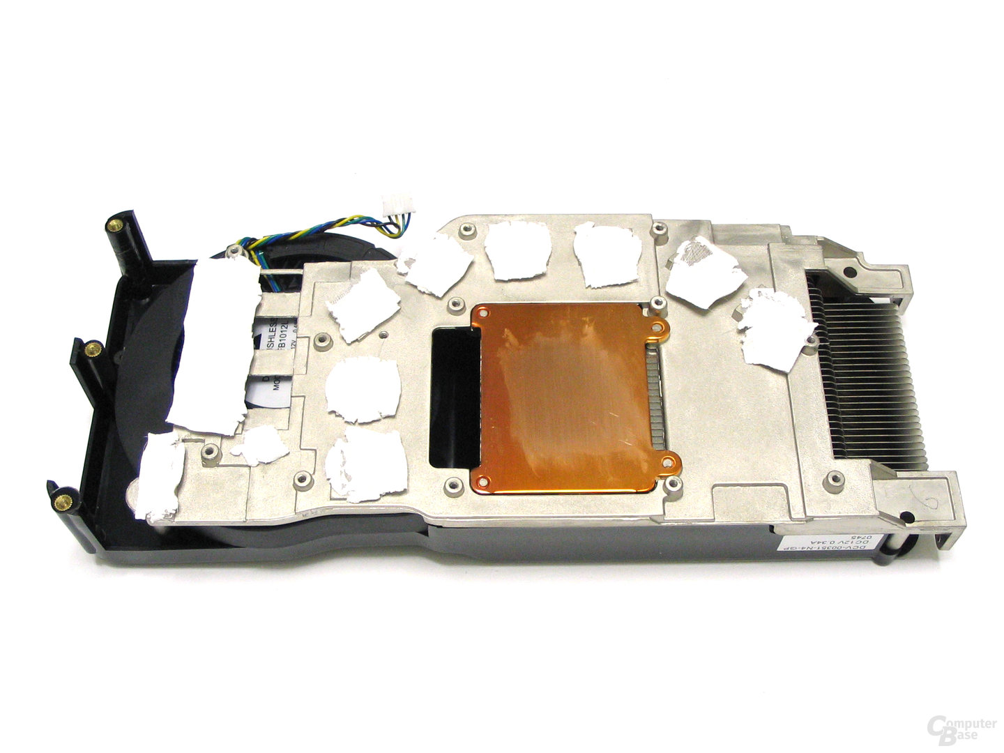 GeForce 8800 GTS 512 Kühler Rückseite