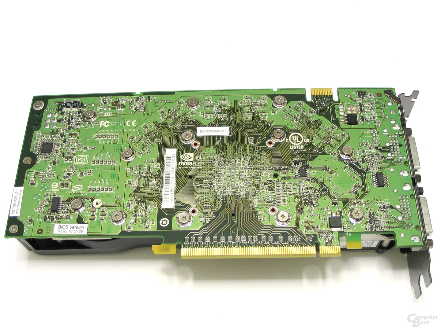 GeForce 8800 GTS 512 Rückseite