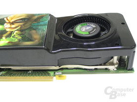 GeForce 8800 GTS 512 Seitenansicht