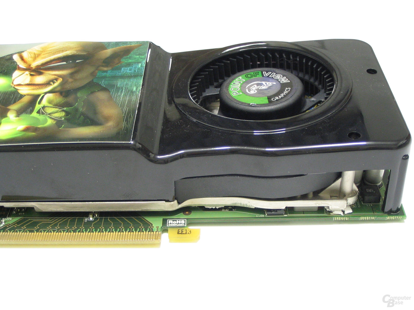 GeForce 8800 GTS 512 Seitenansicht