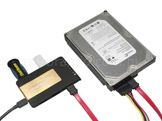 5-Port USB-Hub mit SATA- und eSATA-Anschluss
