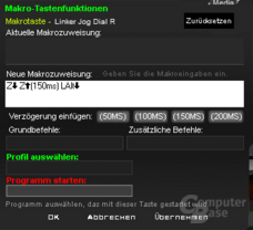 Treiber-Software der Razer Reclusa