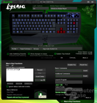 Treiber-Software der Razer Lycosa