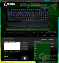 Treiber-Software der Razer Lycosa