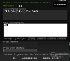 Treiber-Software der Razer Tarantula
