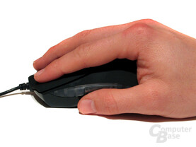 Flache Handauflage und Fingerführung
