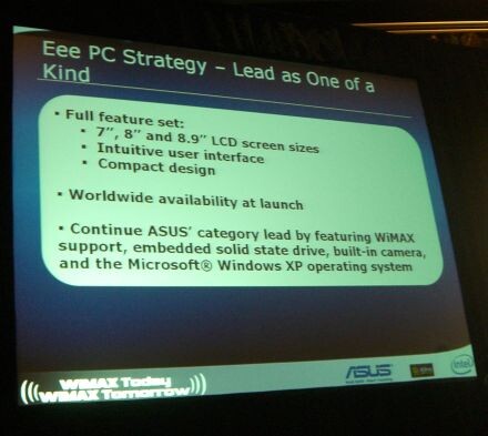 Kommende Eee PC