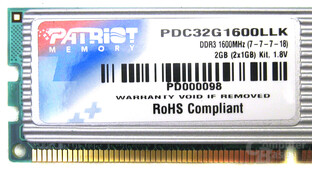 Patriot DDR3-1600