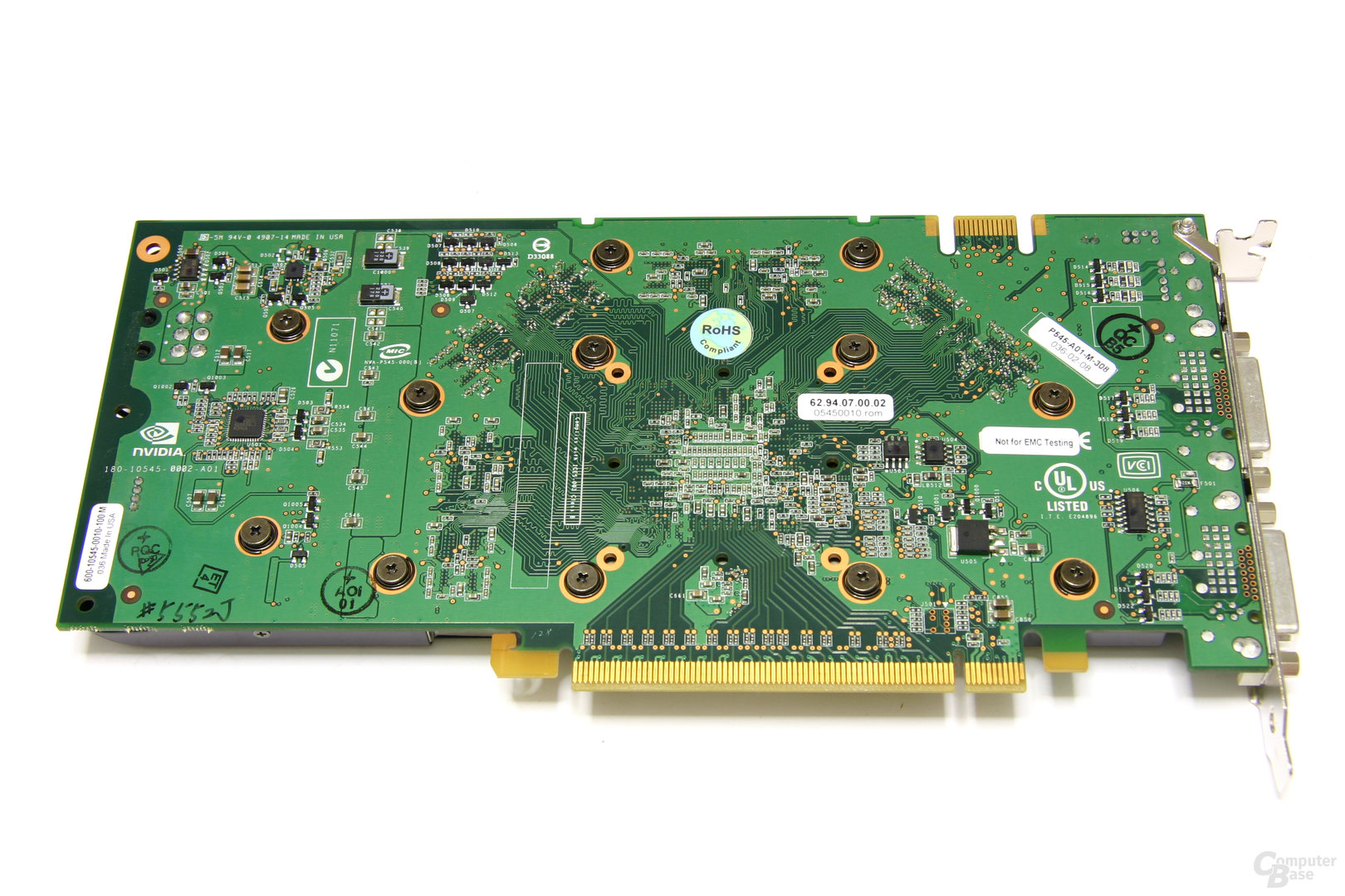 GeForce 9600 GT Rückseite