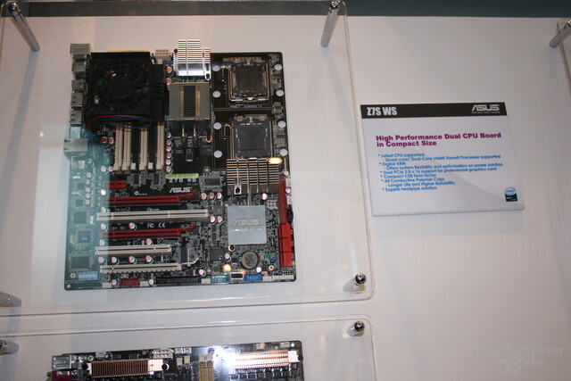 Cebit 2008: Asus Server- und Workstation Mainboard