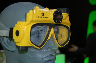 Taucherbrille mit integrierter 5-Megapixel-Kamera