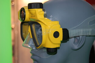 Taucherbrille mit integrierter 5-Megapixel-Kamera