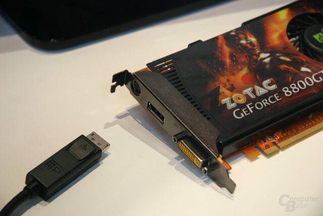 Zotac GeForce 8800 GT mit DisplayPort