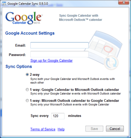 Google Calendar Sync