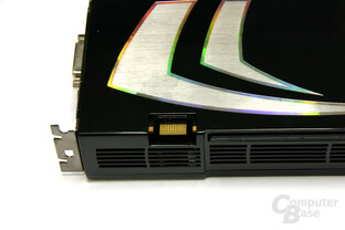 GeForce 9800 GX2 SLI-Anschluss
