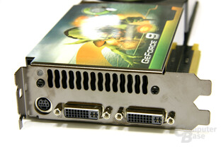 GeForce 9800 GTX Slotblech