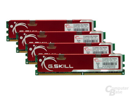 G.Skill 4-GB-Module in einem 16-GB-Kit