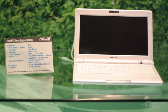 Asus Eee PC 900 mit 8,9-Zoll-Display